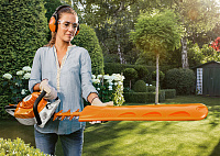 STIHL HS 56 C-E Бензиновые мотоножницы STIHL, 600мм/24" 42420112947, Мотоножницы бензиновые Штиль